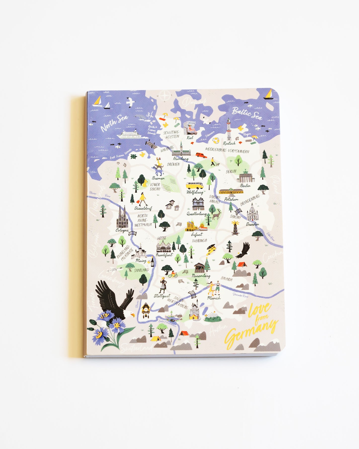 Notizbuch A6 mit Goldfolierung