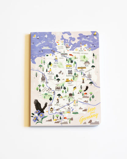 Notizbuch A6 mit Goldfolierung