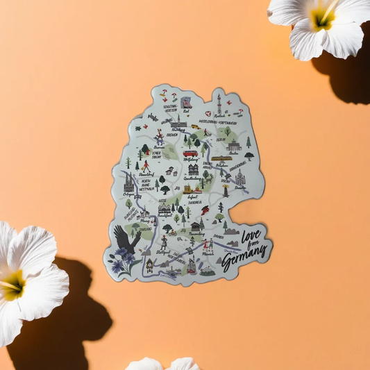 Magnet Deutschlandkarte